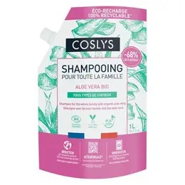 Coslys Shampoing Famille Aloe Vera Bio Doypack 1L