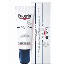 Eucerin Acute Lip Balm Baume à Lèvres Calmant Intensif Lèvres Gercées 10ml