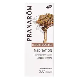 Pranarôm Les Diffusables Mélange d'Huiles Essentielles Méditation Bio 30ml