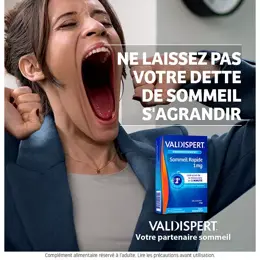 VALDISPERT Sommeil Rapide 1mg Mélatonine 50 comprimés