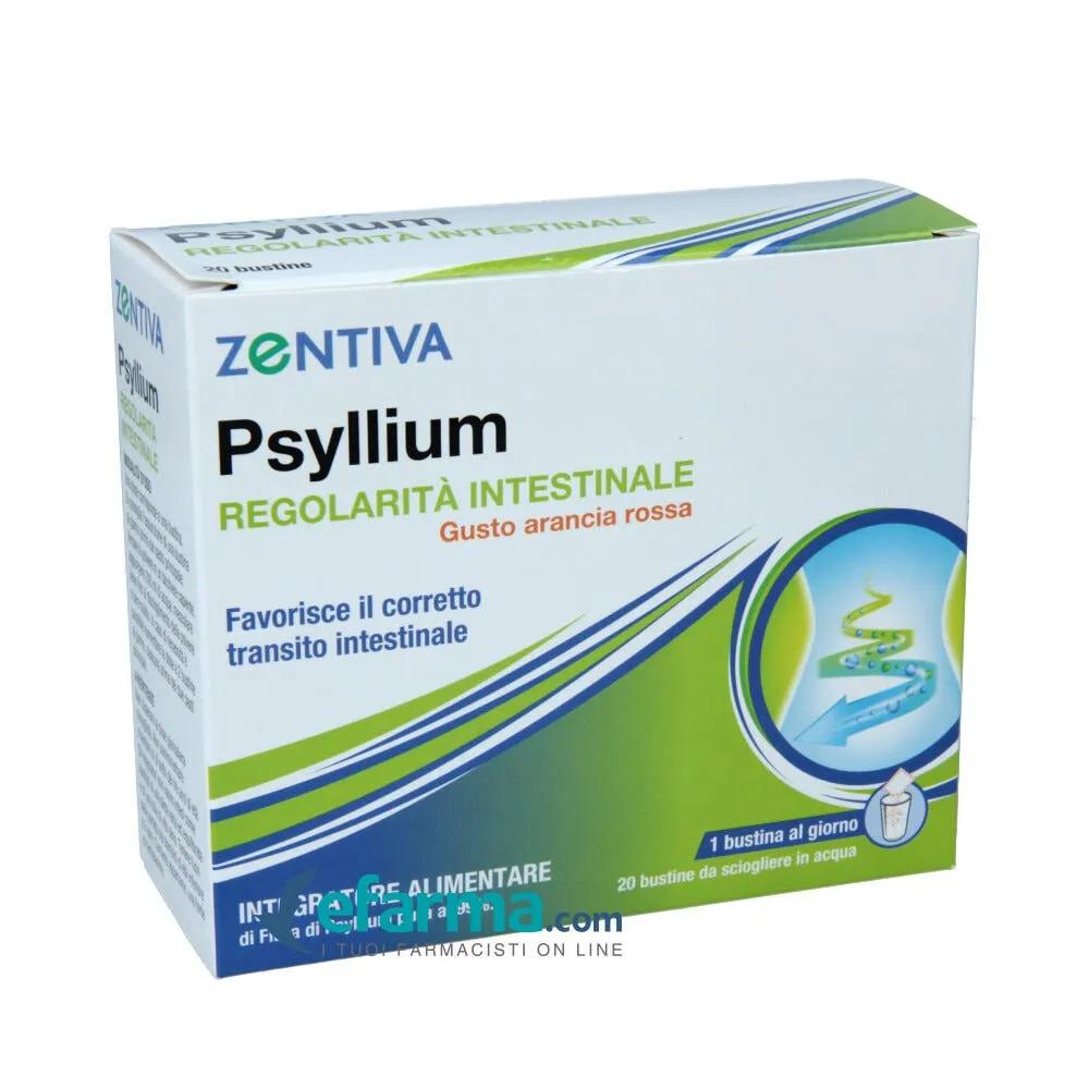 Psyllium Zentiva Integratore Regolarità Intestinale 20 Bustine