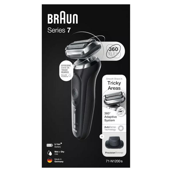 Rasoio elettrico Braun N1200s Series 7 71-360° Flex