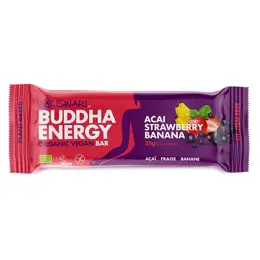 Iswari Barre Bouddha Energie Açai Fraise et Banane Bio 35g