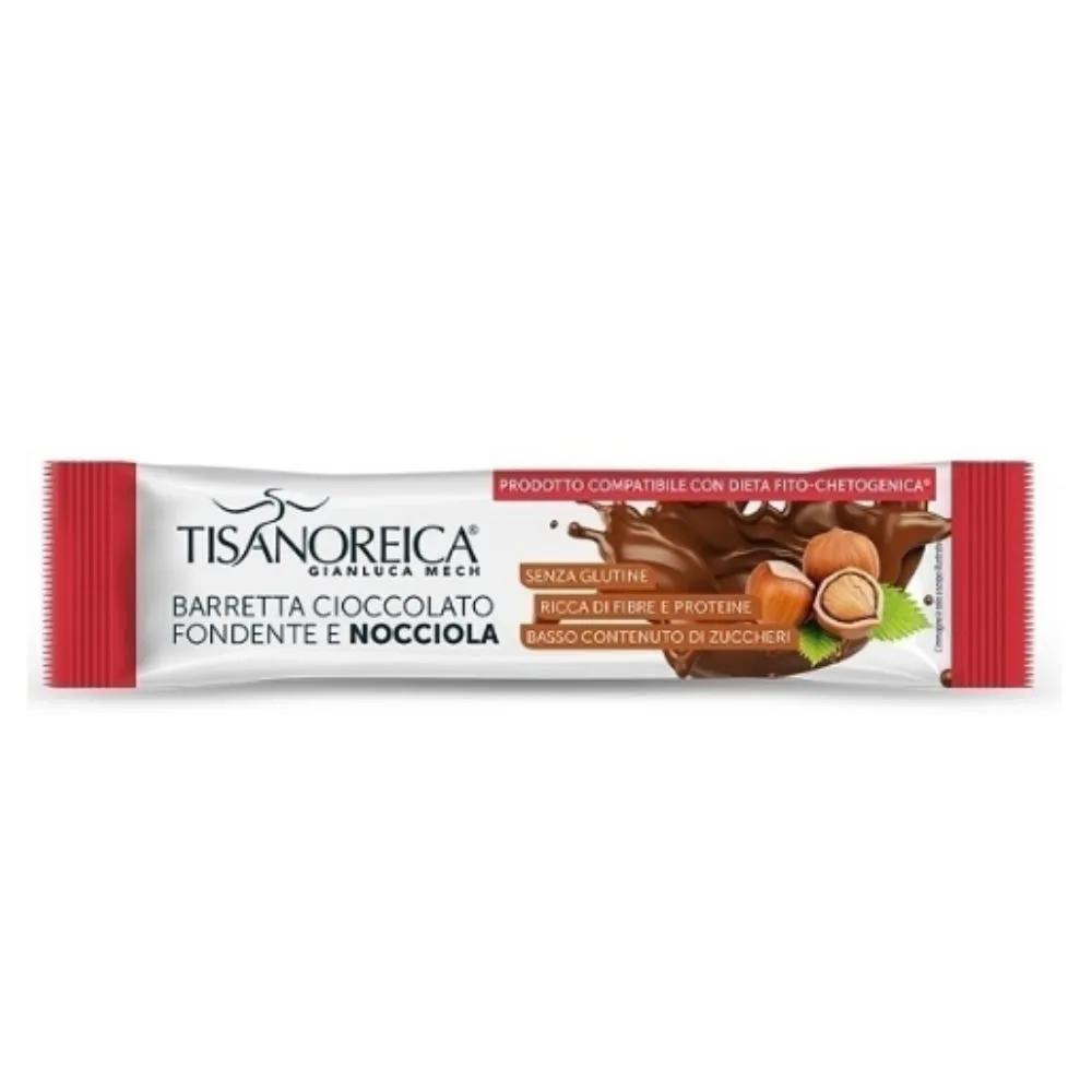 Tisanoreica Barretta Cioccolato Fondente e Nocciola 35 gr