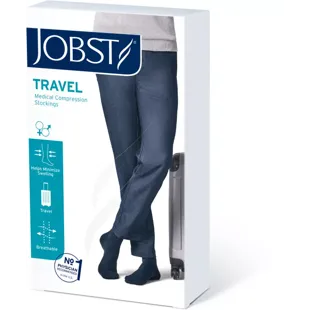 Jobst Travel Calcetines, Negro, Talla 2