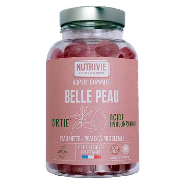 Nutrivie Super-Gomitas Piel Hermosa sabor Fresa 60 gomitas