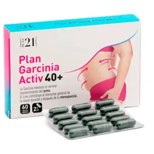 Plameca Plan Garcinia Activ 40+ 60 Cápsulas Vegetais