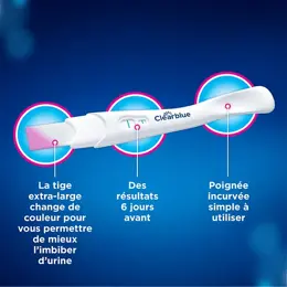 Clearblue Test de Grossesse Détection Ultra Précoce, 2