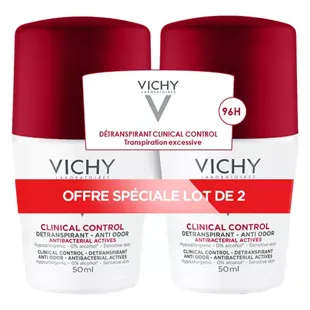 Vichy Déodorant Clinical Control 96h Roll-On 50ml Lotto di 2 x 50ml