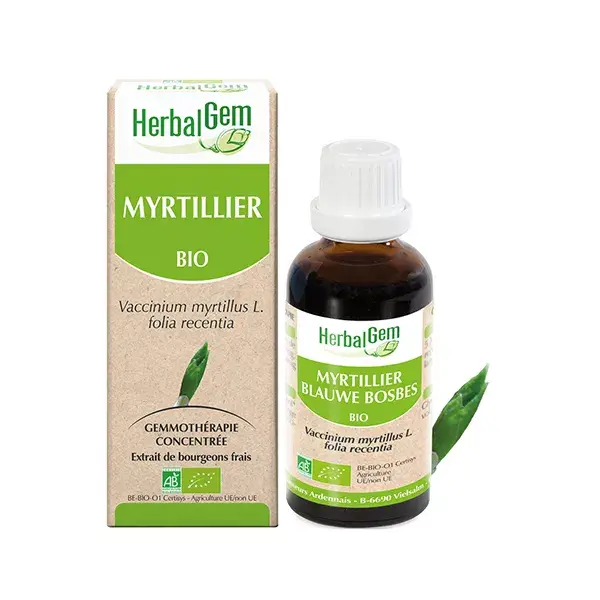 Herbalgem Macérat Concentré Myrtilier Bio 30ml
