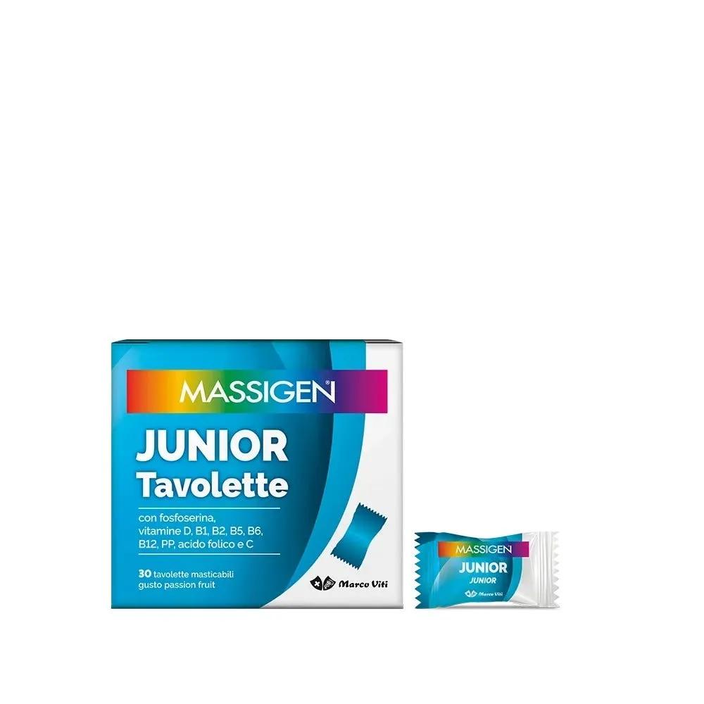 Massigen Junior Integratore Per Memoria e Sistema Immunitario 30 Tavolette