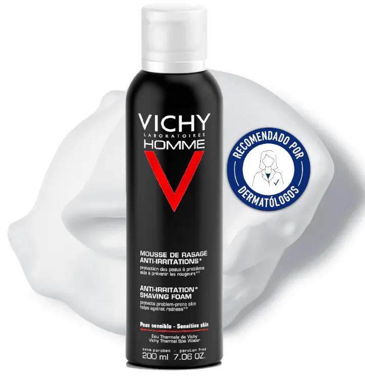 Vichy Homme Rasierschaum für empfindliche Haut 200ml
