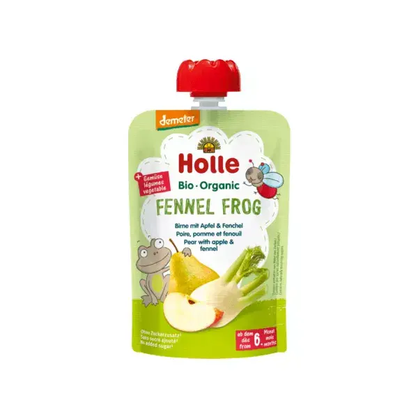Holle Organic Pear Apple Fennel Bottle +6m 100g