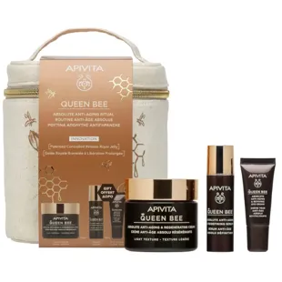 Apivita Queen Bee Bag Light Cream+2 Minigrößen
