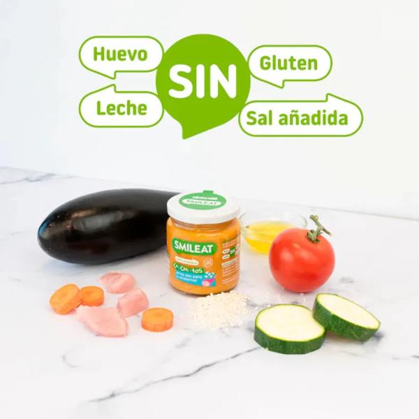 Smileat CA-CHI-TOS Reis mit Truthahn und Gemüse Glas +10m 230 gr