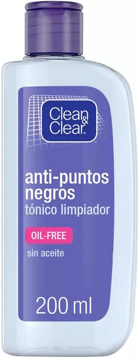 Clean&Clear Tónico Limpiador Anti-puntos Negros 200 ml