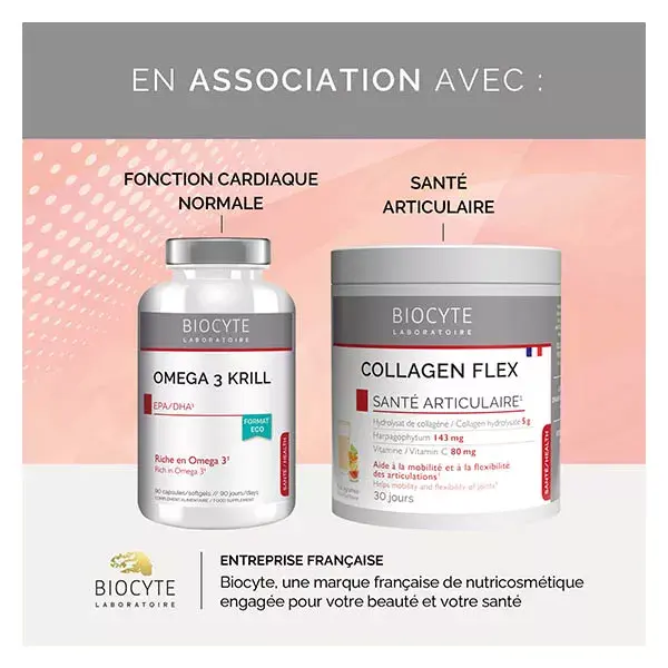 Biocyte Curcumin Forte X185 Liposomal Santé des Articulations 30 capsules