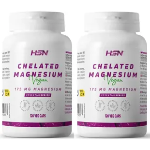 HSN Magnesium Bisglycinate (175mg Magnesium) 2x120 Vegan Capsules