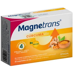 Magnetrans Energy Support Turmeric, Vitamin B6 + Magnesium 355 mg 60 Capsules
