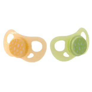 Chupeta Twistshake Verde Cacto e Bege Caramelo +6m 2 unidades