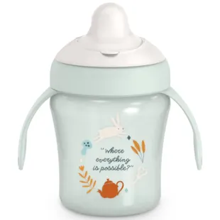 Suavinex Wonderland Training Cup Rígido Bico Resistente a Rasgos Verde +6m 200 ml