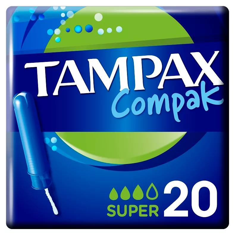 Tampax Tampones Compak Super 20 uds