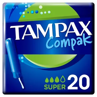 Tampax Compak Super Tampons 20 pcs