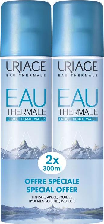 Uriage Duplo Eau Thermale Gevoelige Huid Spray 300 ml + 300 ml