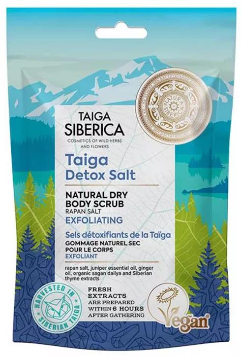 Taiga Siberica Detox Salt Renewing Natural Dry Body Scrub 250ml