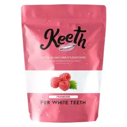 Keeth Kit de Blanchiment Dentaire Saveur Framboise