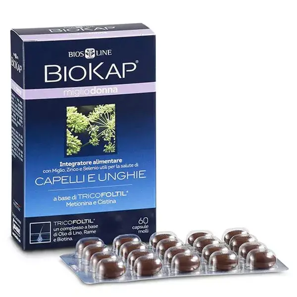 Biokap Traitement Anti-Chute pour Femme 60 capsules