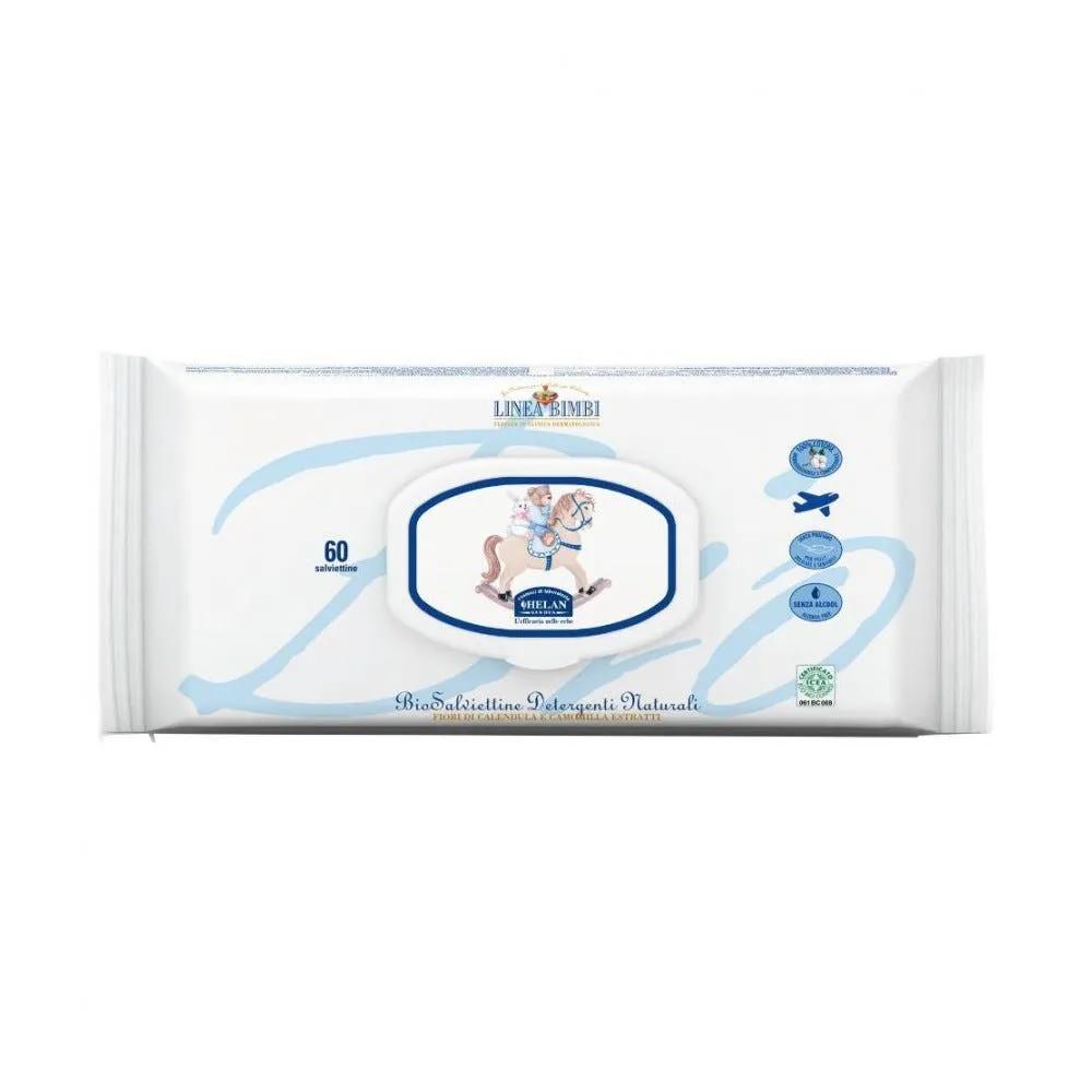 Linea Bimbi Biosalviettine Detergenti Naturali 60 Pezzi