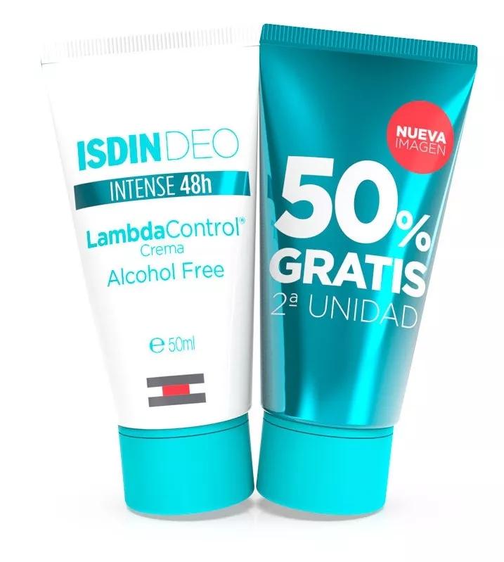 Lambda control déodorant crème Isdin 50 ml réduction de 50% 2u