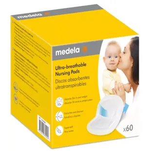Medela Safe and Dry ultradünne Stillscheiben 60Uds