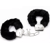 Menottes Troula en velours noir