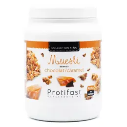 Protifast En-Cas Hyperprotéiné Muesli Chocolat Caramel Pot 450g