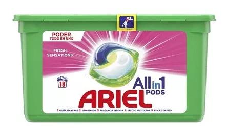 Ariel Pods All in 1 Fresh Sensations 18 lavados
