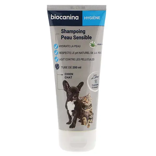 Biocanina Shampoing Peau Sensible Chien et Chat 200ml