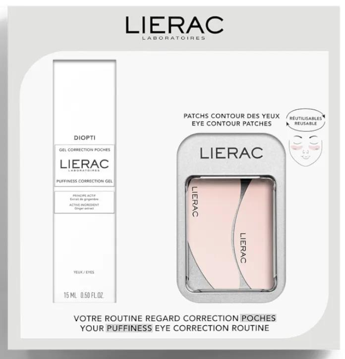 Lierac Diopti Sac Gel Correcteur 15 ml + Patchs