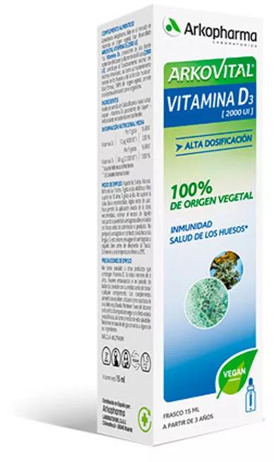 Arkopharma Arkovital Vitamina D3 Gotas 15 ml