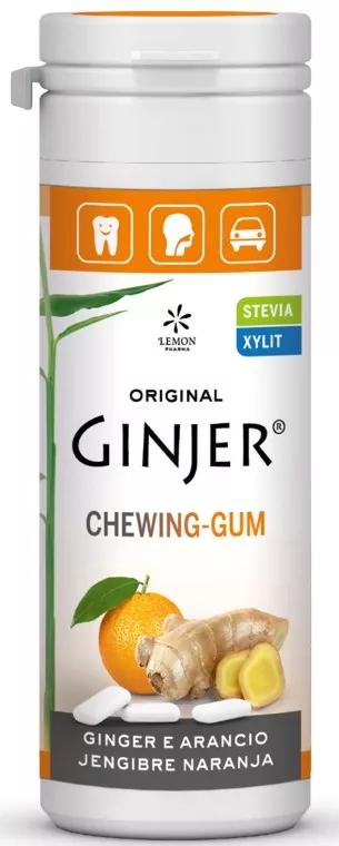 Lemonpharma Ginjer Chewing-gum Orange 30 gr