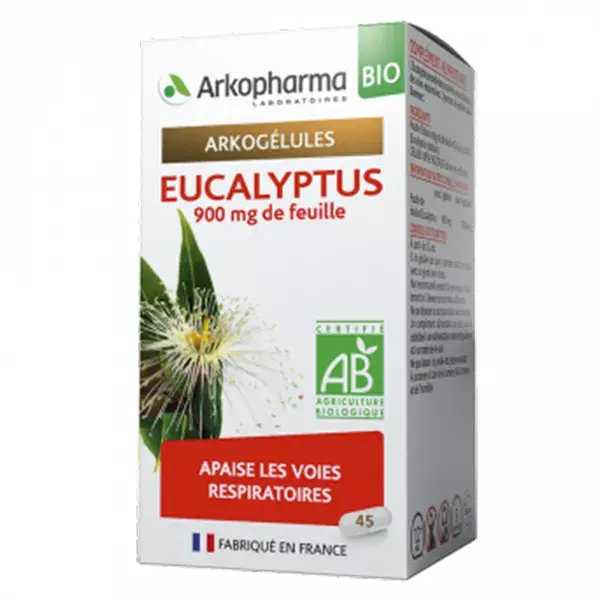 Arkopharma Arkogélules Eucalipto Bio 45 comprimidos