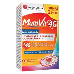 Forté Pharma Multivit' 4G Défenses 60 comprimés