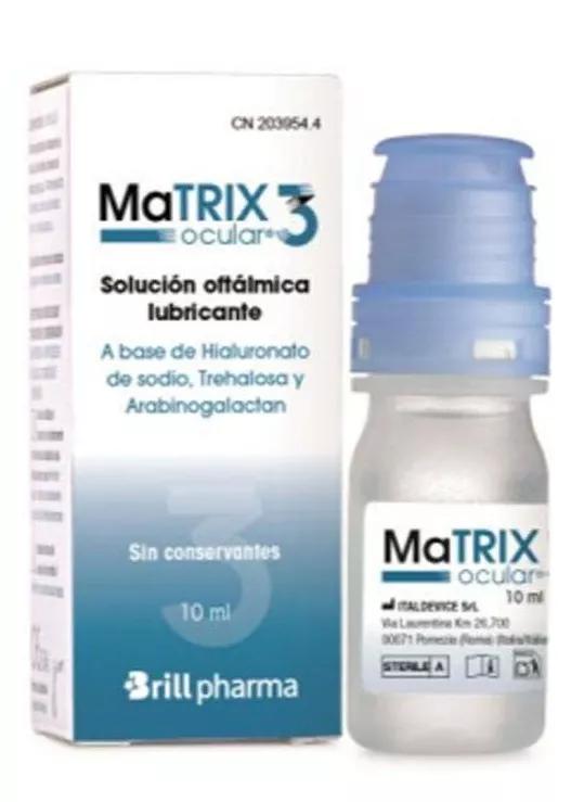 Matrix Ocular 3 Gouttes Ophtalmiques 10 ml