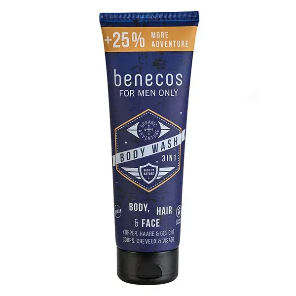 Benecos Homme Gel Douche 3 en 1 Vegan 250ml