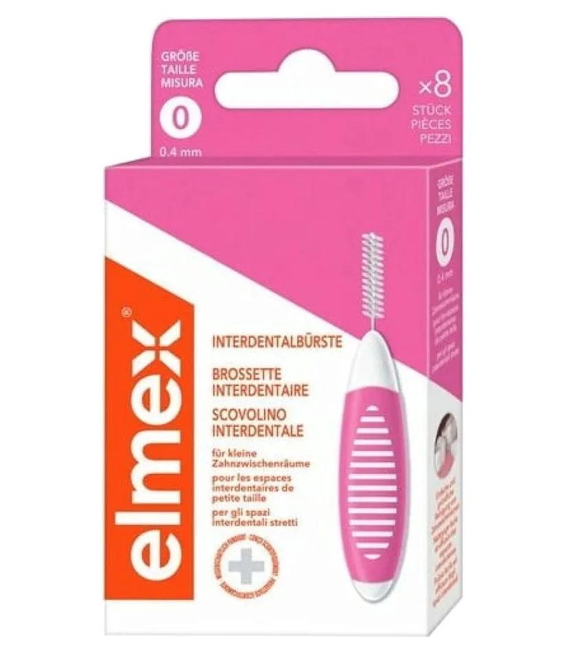 Elmex Scovolino Interdentale Rosa 0.4mm 8 Pezzi