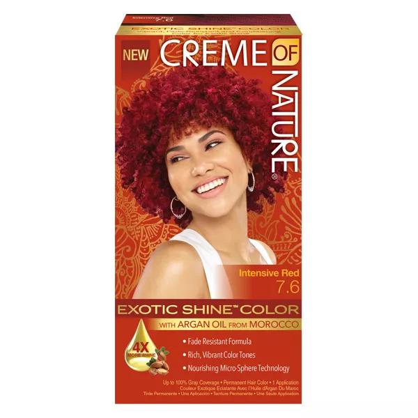 Creme of Nature, Argan, Coloration permanente Intensive Red, teinte n°7.6