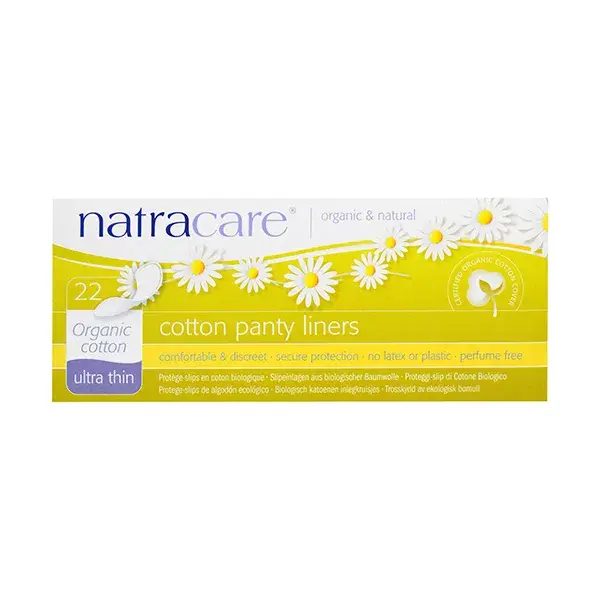 Natracare Ultra Thin Cotton Panty Liners x 22
