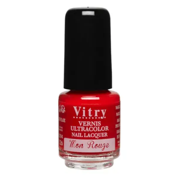 Esmalte de uñas de Vitry mi 126 4ml rojo