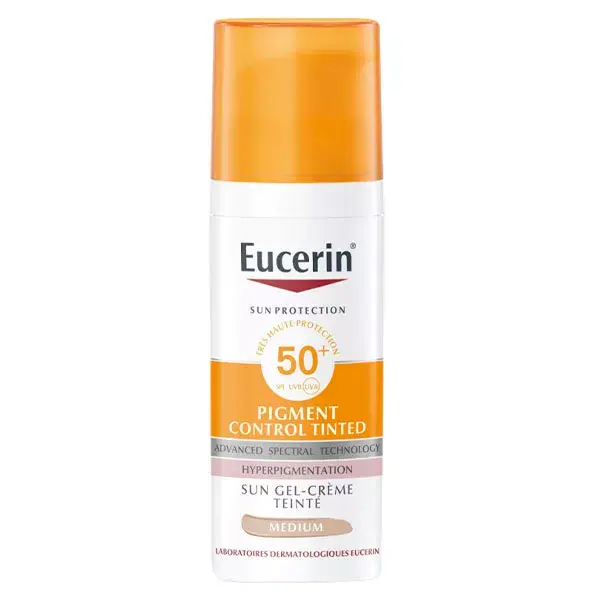 Eucerin Sun Protection Pigment Control Gel-Crème Teinté Anti-Taches SPF50+ 50ml